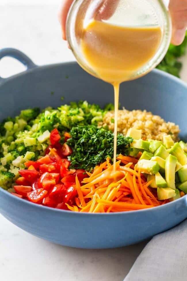 Quinoa Salad Green Healthy Cooking